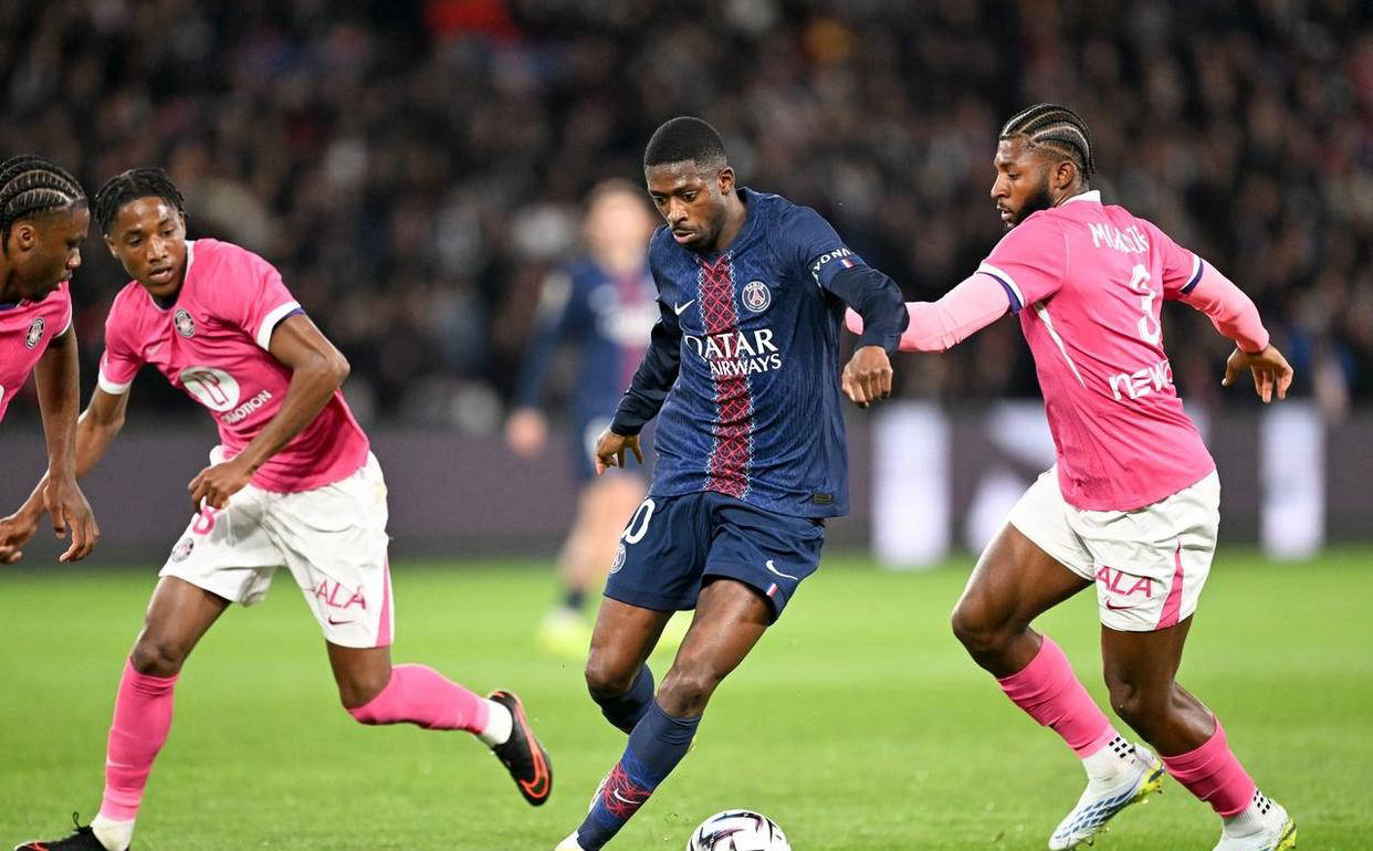 巴黎圣日耳曼凭借登贝莱双响炮主场3-1战胜图卢兹,法甲最新积分榜更新